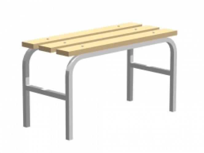 Скамья гардеробная (липа) 450х1200х350